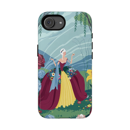 🌹🌿 The Willow Garden Promenade Phone Case – Art Deco Floral Elegance