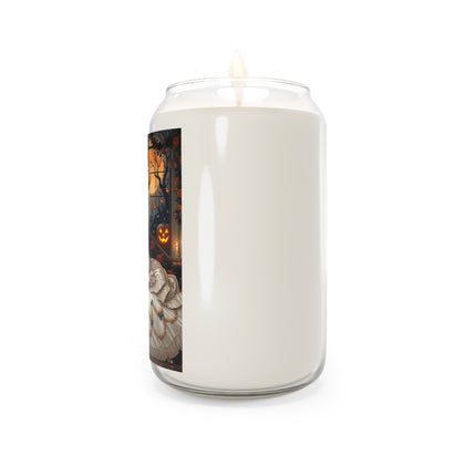 🌙🎃 The Moonlit Pumpkin Parlor Scented Soy Candle – Elegant Halloween Charm