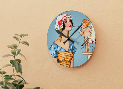 The Enchanting Painter Acrylic Wall Clock
