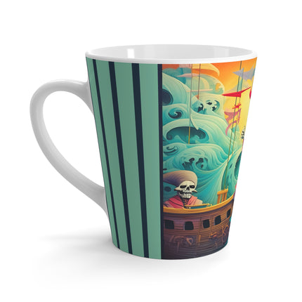 Skeleton Crew of the Misty Seas Latte Mug