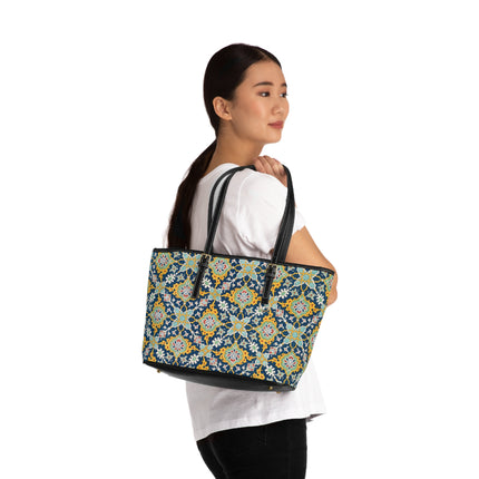 Arabesques by Émile Prisse d'Avennes PU Leather Shoulder Bag