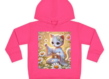 Daisy Chain Whimsy Toddler Pullover Fleece Hoodie