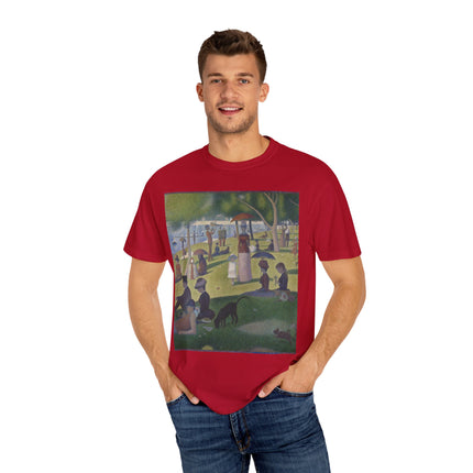 A Sunday on La Grande Jatte by Georges Seurat Unisex Garment-Dyed T-shirt