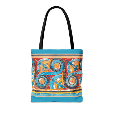 Reproduction of S-Spiral Frieze by Emile Gilliéron Tote Bag (AOP)