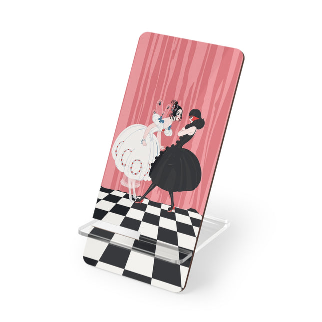 🎭🖤 The Whispered Secret Mobile Display Stand – Art Deco Fashion Intrigue