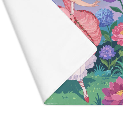 🎭🌸 The Lady Of The Secret Masquerade Placemat – Art Deco Garden Fantasy