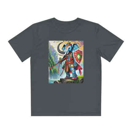 Cyberpunk Elephant Youth Competitor Tee