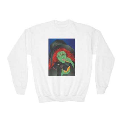 Mirror, Mirror A Witch's Touch Youth Crewneck Sweatshirt