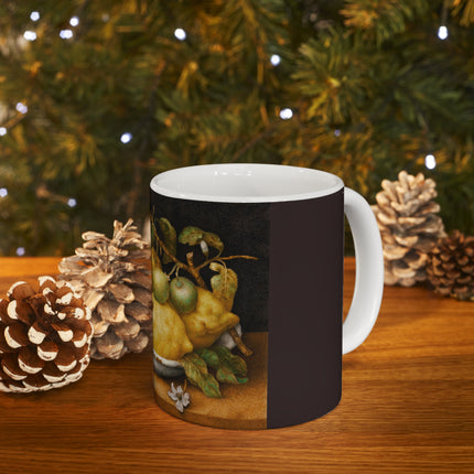 Still Life with Bowl of Citrons by Giovanna Garzoni Ceramic Mug 11oz