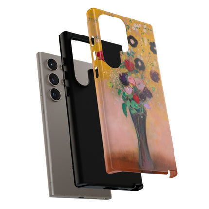Vase of Flowers by Odilon Redon Phone Cases