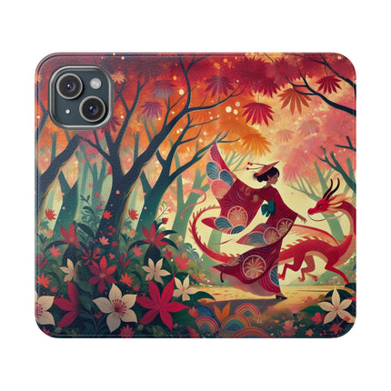 The Dragon Fairy’s Dance Flip Case – Enchanted Grace & Spring Magic