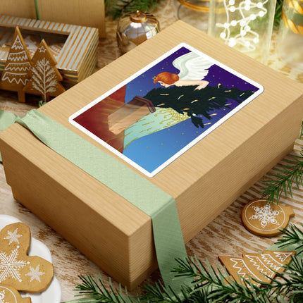 The Christmas Angel Kiss-Cut Stickers (4 Sizes)