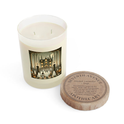 Ghostly Welcome – A Halloween Night Scented Candle - Full Glass, 11oz