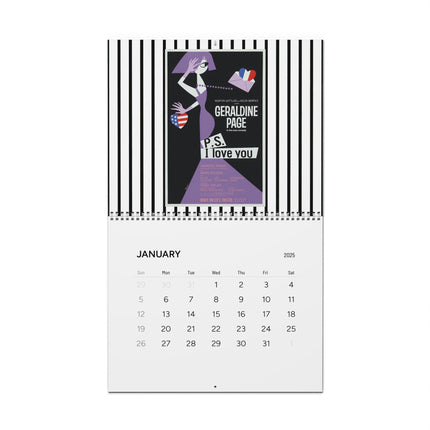 Iconic Vintage Posters Wall Calendars (2025)