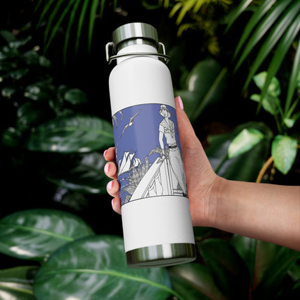 Coastal Elegance Copper Vacuum Insulated Bottle, 22oz