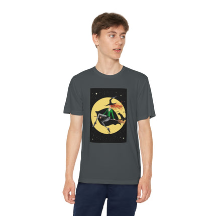 A Witch’s Moonlit Flight Youth Competitor Tee
