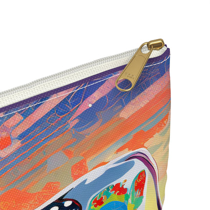 Cyber Glitch Cow Pencil Case