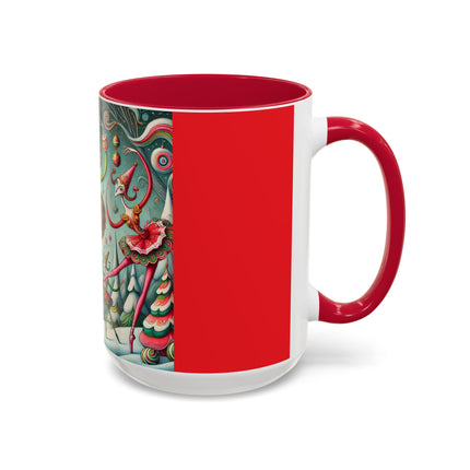 Christmas Ballet of the Absurd Colorful Mugs (11oz, 15oz)
