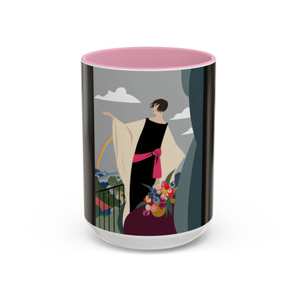 Rainbow Reverie Colorful Mugs – Elegant Renewal & Serene Beauty