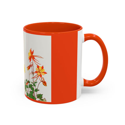 Aquilegia Flowers by Tanigami Kônan Colorful Mugs (11oz, 15oz)
