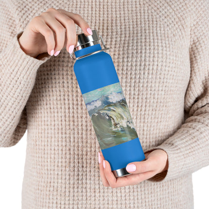 The Wave by Karl Hagemeister Copper Vacuum Insulated Bottle, 22oz
