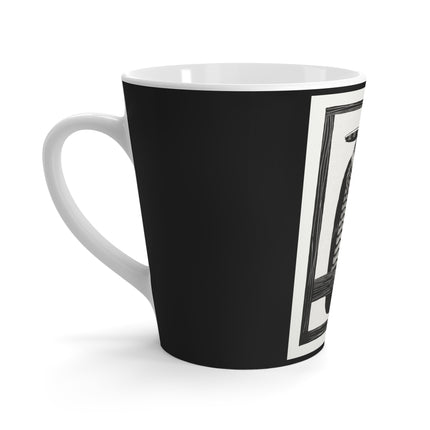 Horned Owl by Samuel Jessurun de Mesquita Latte Mug