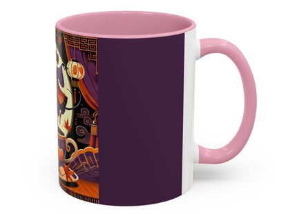 Theatrical Halloween Mice on Teacup Colorful Mugs (11oz, 15oz)