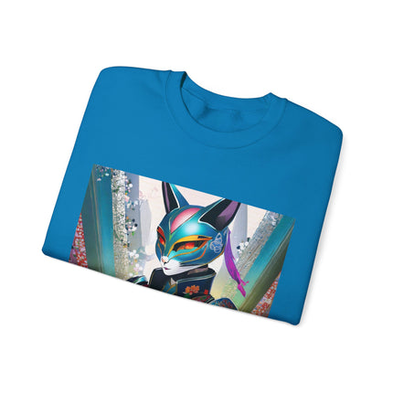 Cyberpunk Chic Unisex Heavy Blend™ Crewneck Sweatshirt