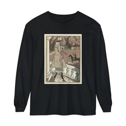 Amazone by Fernand Siméon Unisex Garment-dyed Long Sleeve T-Shirt