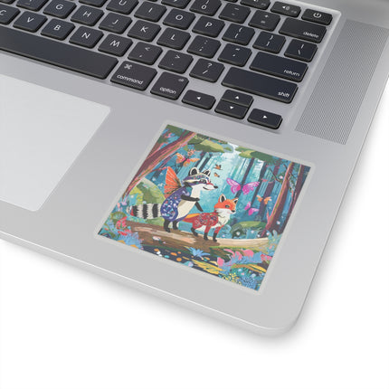 Whimsical Woodland Kiss-Cut Stickers (4 Sizes)