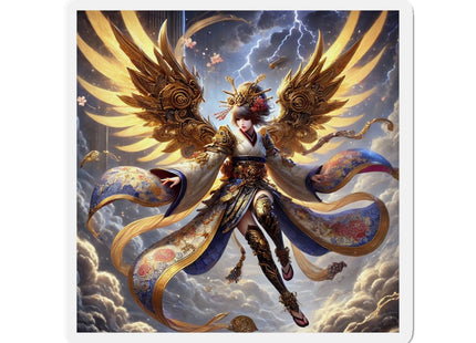Valkyrie Descending Through Storm Die-Cut Magnets (4 Sizes)