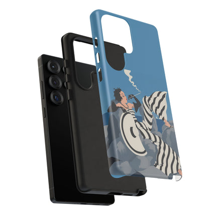 Art Deco Smoker Phone Case – Glamorous Lounging & Timeless Allure
