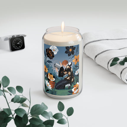 🌸🪴 The Grand Flower Gardener Scented Soy Candle – Art Deco Floral Whimsy