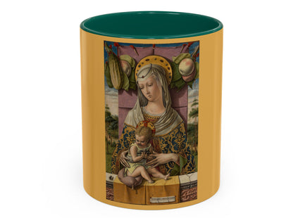 Madonna and Child by Carlo Crivelli Colorful Mugs (11oz, 15oz)