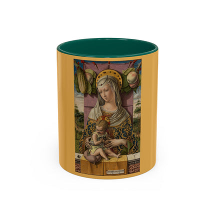 Madonna and Child by Carlo Crivelli Colorful Mugs (11oz, 15oz)