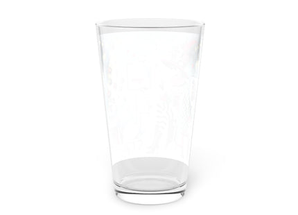 Whimsical Christmas Tea Party Glass, 16oz