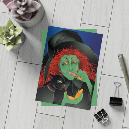 Mirror, Mirror A Witch's Touch Postcards (envelopes included) - Bundles of 10, 30, 50 Pieces