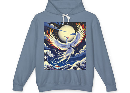 Majestic White Crane Hoodie