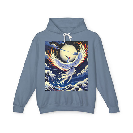 Majestic White Crane Hoodie