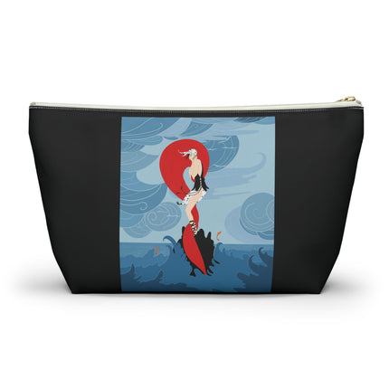 Siren of the Waves Cosmetic Bag – Dramatic Sea Power & Bold Elegance