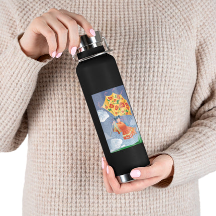 Flight of Blossoms Copper Vacuum Insulated Bottle, 22oz