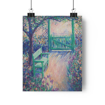 The Artist’s Garden (The Green Chair) by Theodore Earl Butler Giclée Art Print