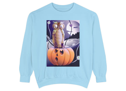 The Startled Pumpkin Unisex Garment-Dyed Sweatshirt
