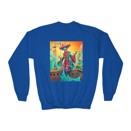 Skeleton Crew of the Misty Seas Youth Crewneck Sweatshirt