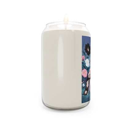 🌸🎩 The Garden Courtship Scented Soy Candle – Art Deco Floral Romance