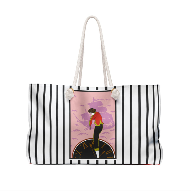 Woman Waiting for her Beloved at 1:59 by Kobayashi Kaichi Weekender Bag