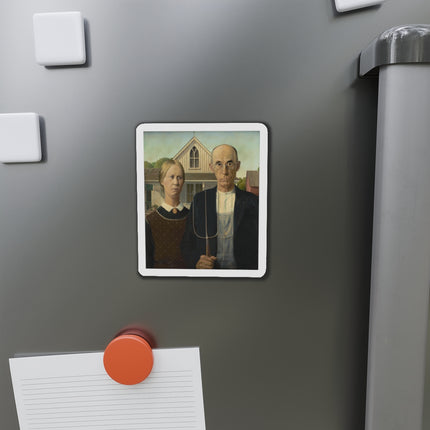 American Gothic by Grant Wood Die-Cut Magnets (5 Sizes)