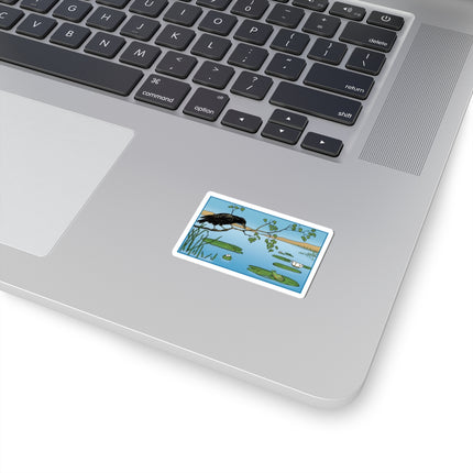 The Crow and the Frog Kiss-Cut Stickers (4 Sizes)