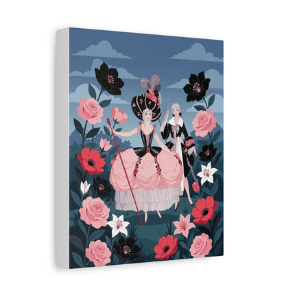 🌹🎭 The Rose Masquerade Promenade Placemat – Art Deco Floral Elegance