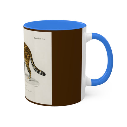 Jaguar by Charles Dessalines D' Orbigny Colorful Mugs, 11oz